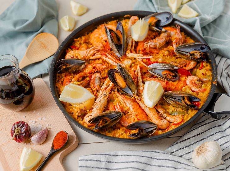 La ricetta della paella di Bruno Barbieri