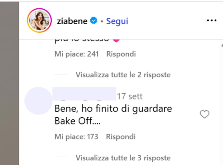 Il post su Instagram di Benedetta Parodi (screenshot Instagram) - romagnaatavola.it