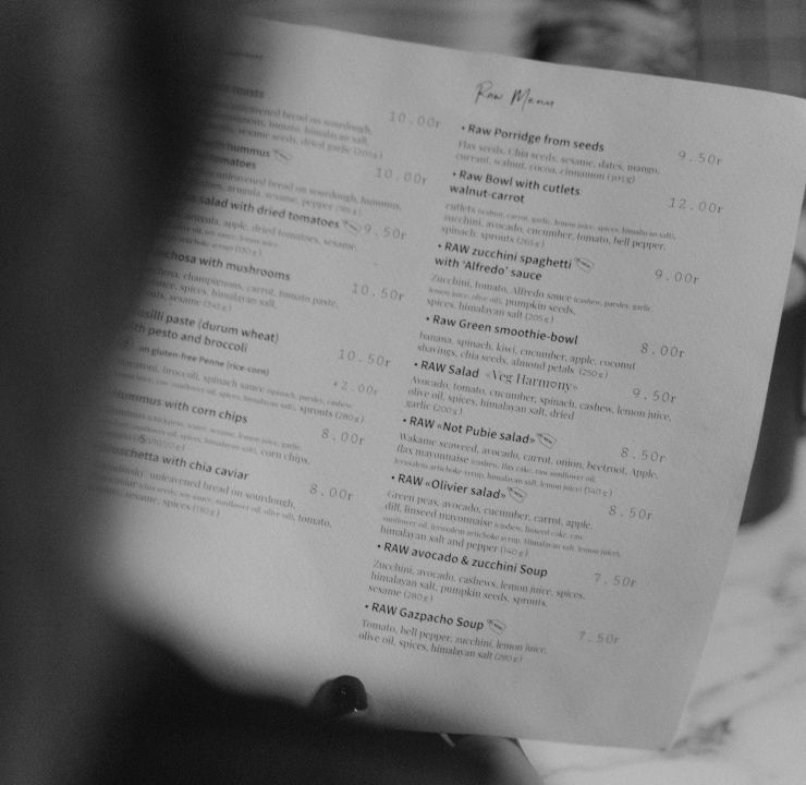 Menù di un ristorante (pexels.com) - romagnaatavola.it