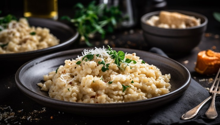 Un piatto di risotto