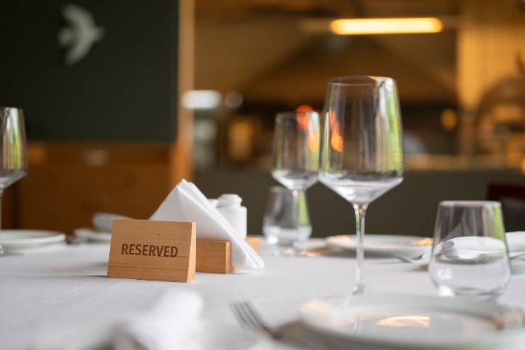Tavolo riservato al ristorante