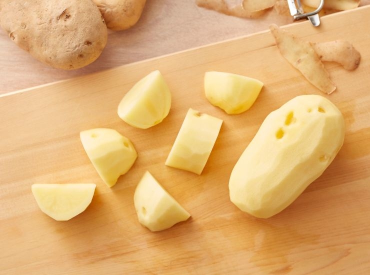 Metodo veloce per pelare le patate