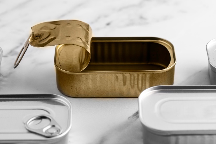 Lattina di tonno vuota