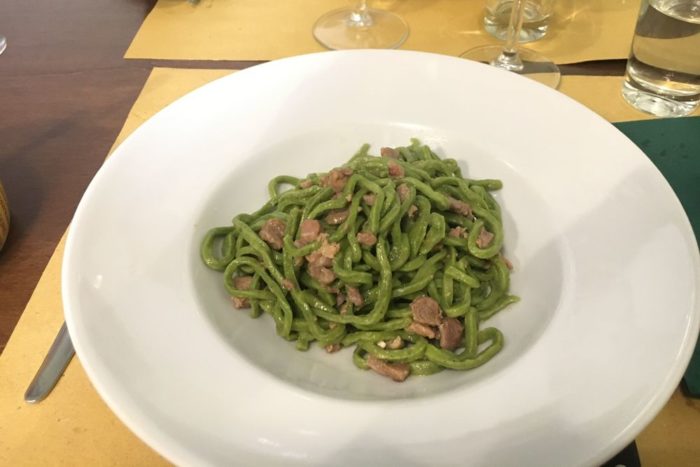 Tagliolini verdi al ragù bianco d’anatra - Osteria Nascosta - Forlì