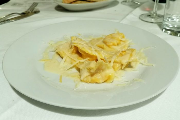Tortello di zucca al formaggio di fossa - Il Granaio - San Giovanni in Marignano