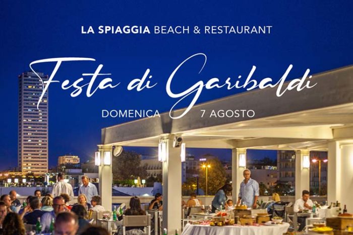 Festa di Garibaldi a La Spiaggia Beach & Restaurant di Cesenatico