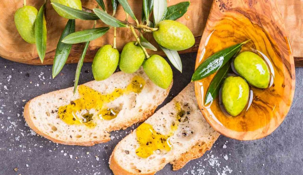Olio d'oliva nei supermercati