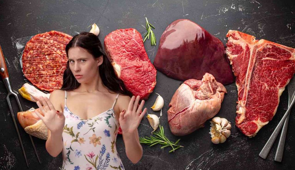 Alimento per vegani contenente ferro