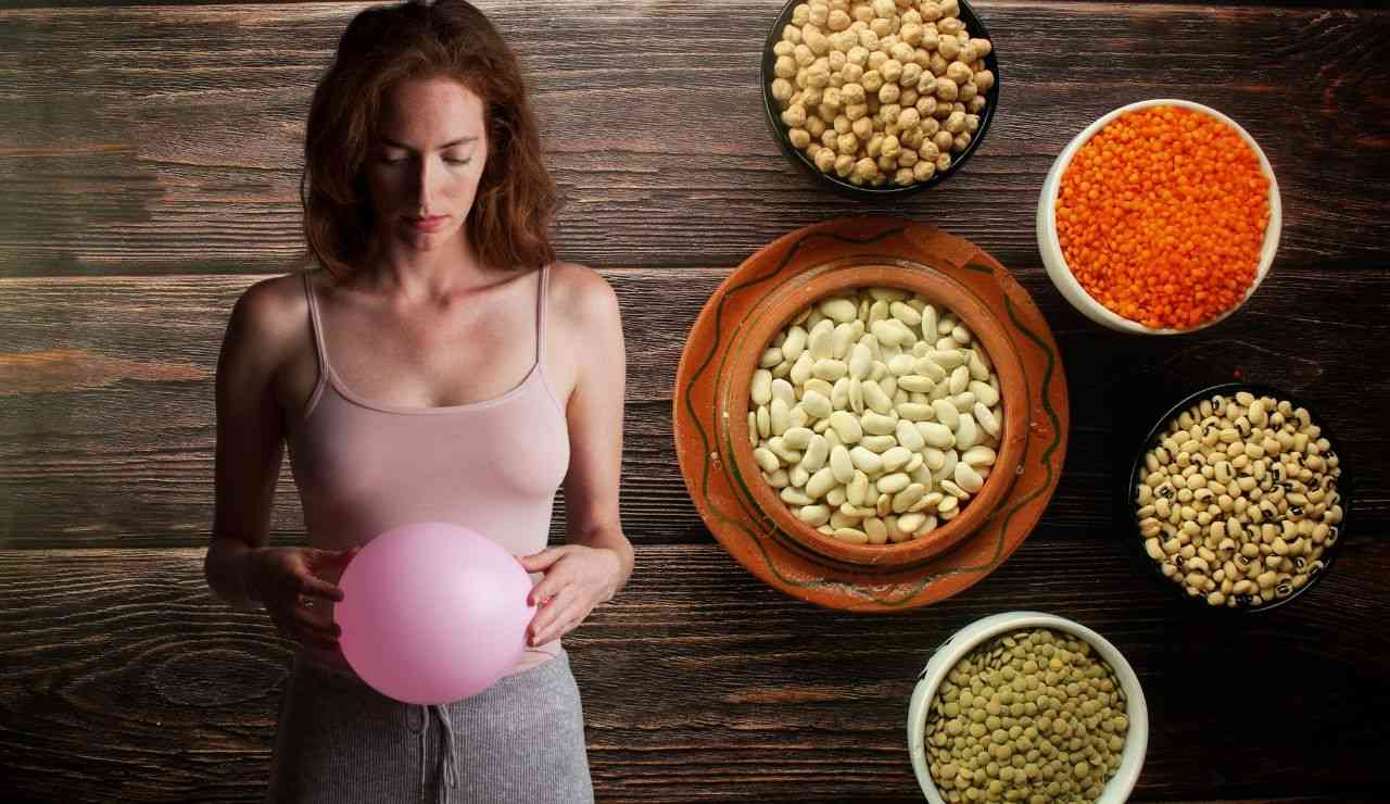 Legumi gonfiano la pancia