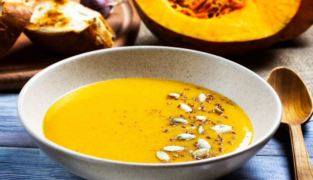 Ingrediente per la vellutata di zucca