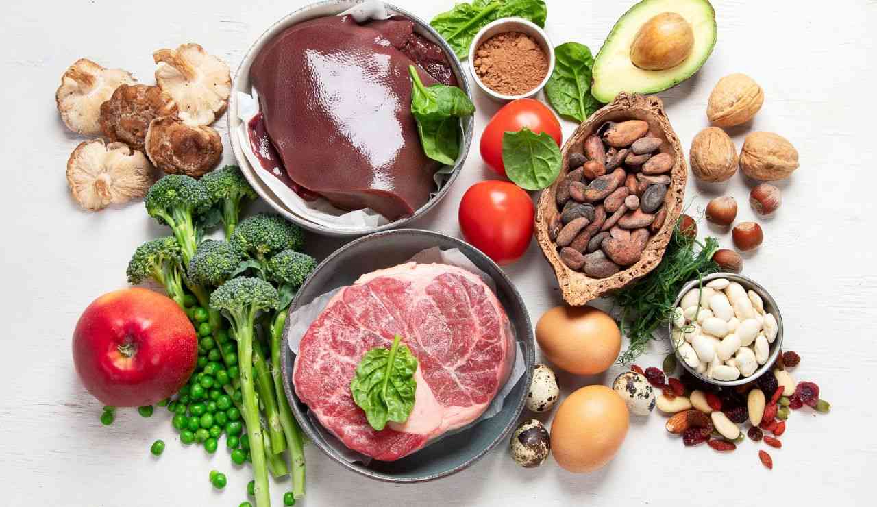 Alimenti vegetali ricchi di ferro