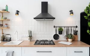 Cucina di design con accessori