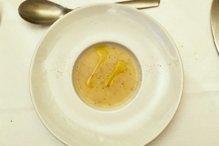 Purè di patate, topinambur con olio extravergine di oliva di Brisighella e pepe nero - Casa Artusi - Forlimpopoli