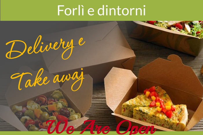 Ristoranti di Forlì aperti all'aperto a pranzo e cena con asporto e delivery