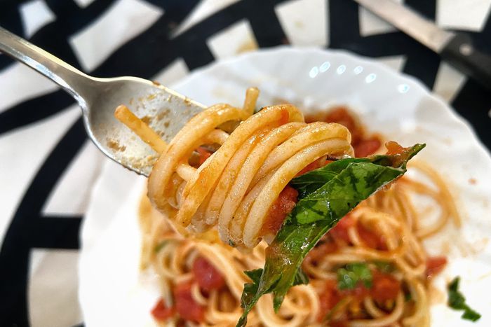 Pasta - Spagetti al pomodoro e basilico