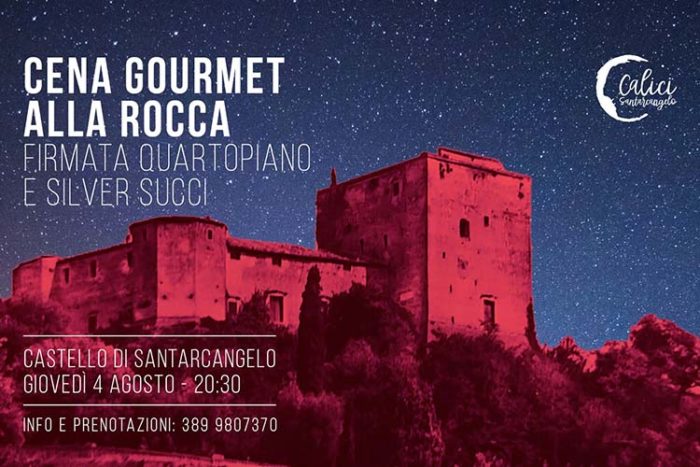 Cena alla Rocca di Santarcangelo del Quartopiano Suite Restaurant