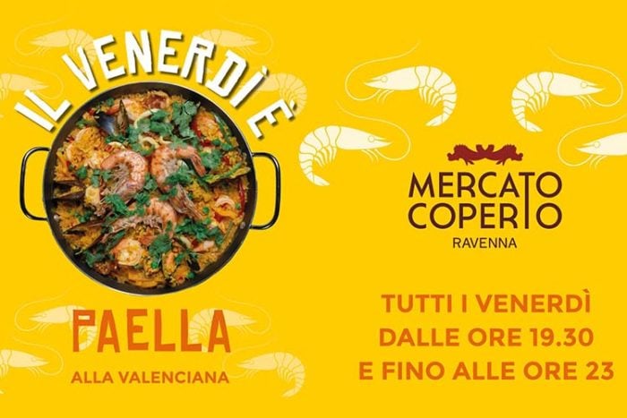Serata Paella al Mercato Coperto di Ravenna