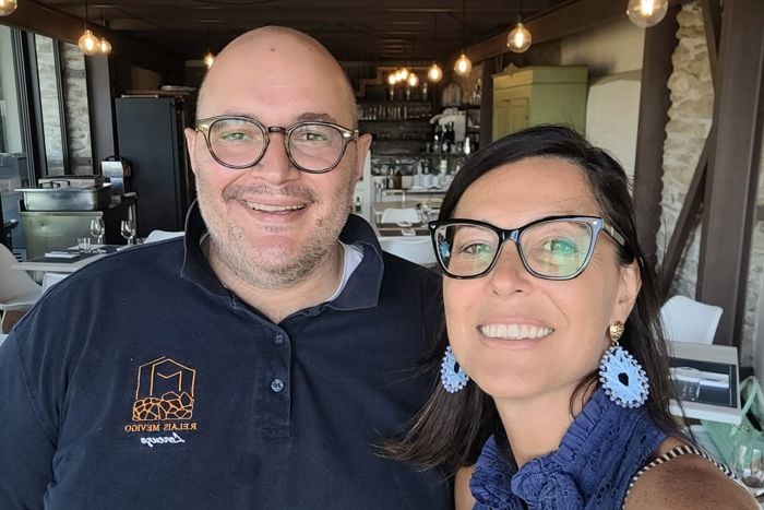 Realais Mevigo - Casola Valsenio - Chef Lorenzo Buti con Annalisa Calandrini
