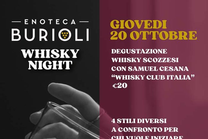Whisky Night all'Enoteca Burioli