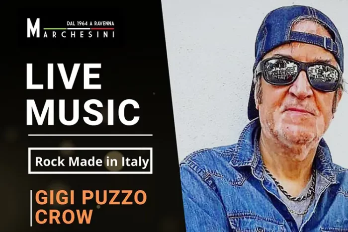 Cena e concerto al Ristorante Marchesini Ravenna Gigi Puzzo Crow