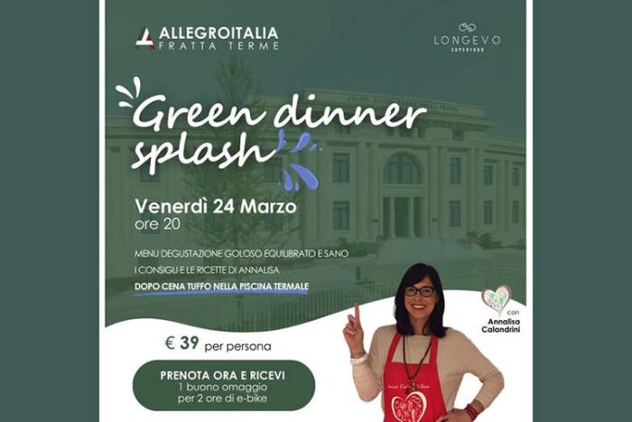 Green Dinner Splash cena con la food blogger Annalisa Calandrini